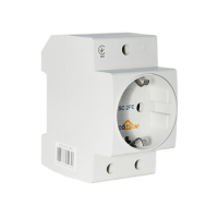 Розетка на DIN-рейку АСКО-УКРЕМ ECO SC 2PE с/з ECO080010002