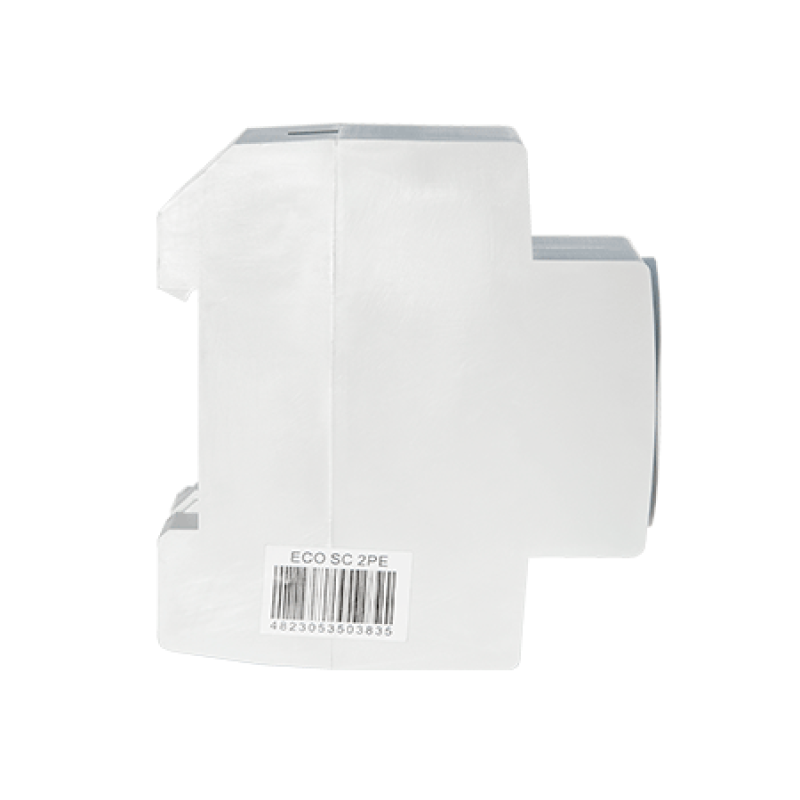 Розетка на Din-рейку АСКО-УКРЕМ ECO SC 2PE з/з ECO080010002