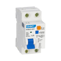 Дифференциальный выключатель NXBLE-63Y 1P+N C16 30мА, эл. тип AC, 4.5kA CHINT 105542