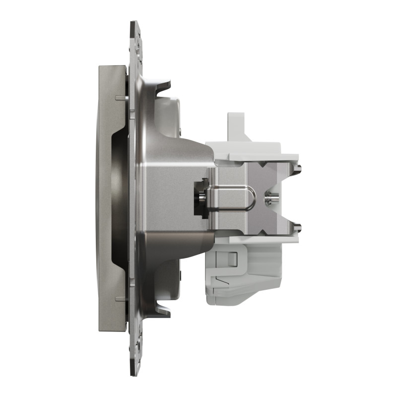 Розетка одинарная б/з SCHNEIDER Asfora бронза EPH3000169