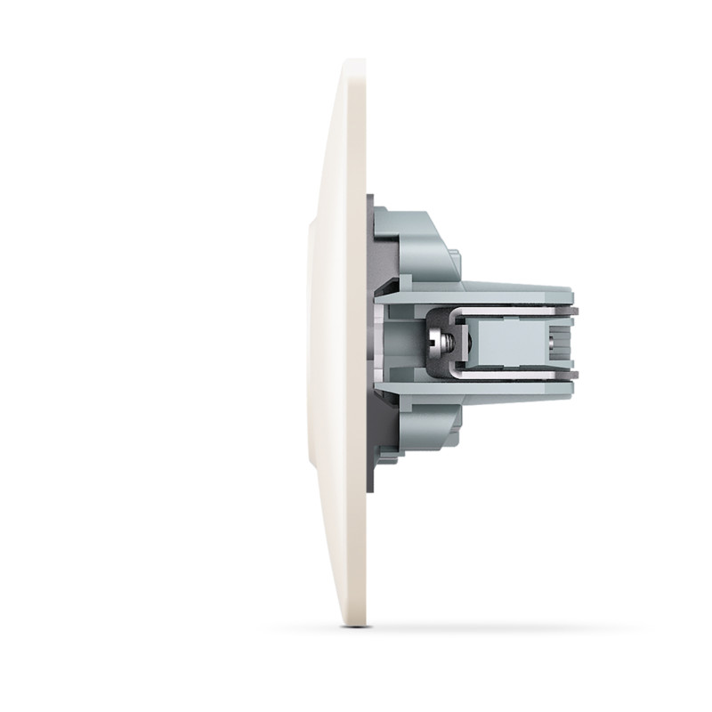 Розетка одинарна б/з VIDEX Binera крем (VF-BNSK1-CR)