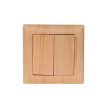 Выключатель 2-кл 3803 PRIMERA сосна LUXEL