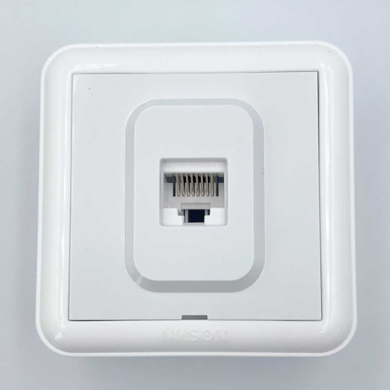 Розетка Nilson Unique белая компьютерная CAT5e RJ45 ( 28111044 )