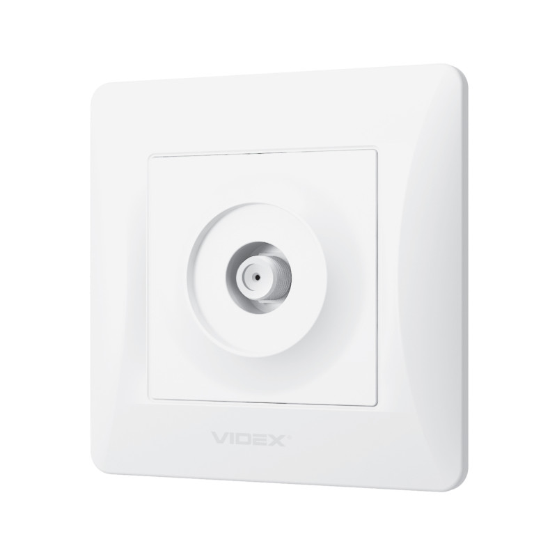 Розетка супутникова VIDEX BINERA біла (VF-BNSK1SATE-W)