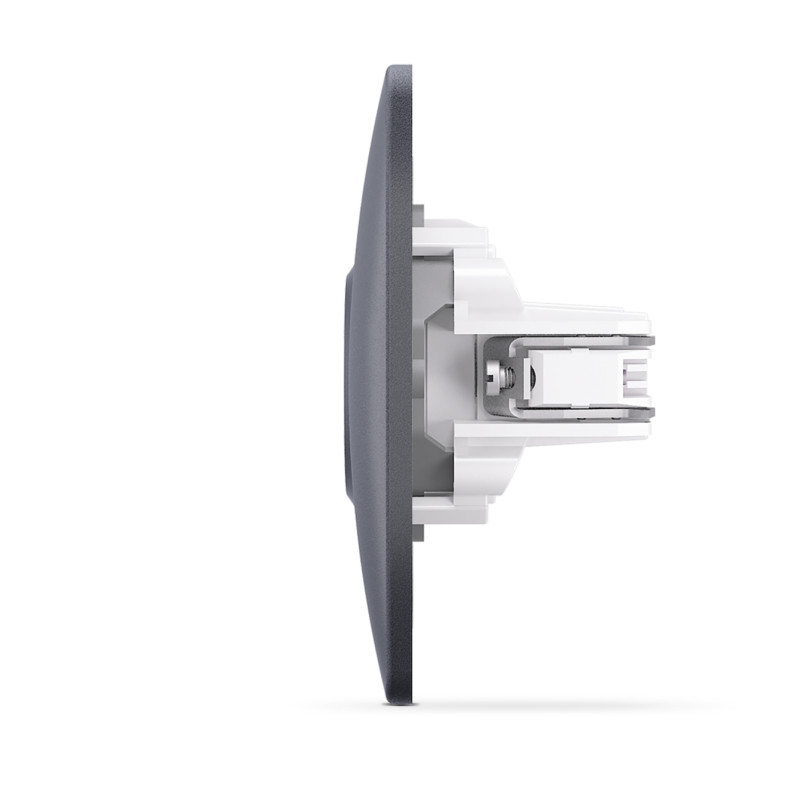 Розетка кінцева телевізійна VIDEX Binera графіт (VF-BNSK1TVME-BG)