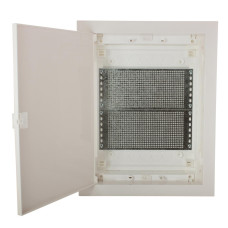Щит металлопластиковый ECG28 MEDIA-PO (перф.панель, пластик.белая дверца) ETI (1101190)