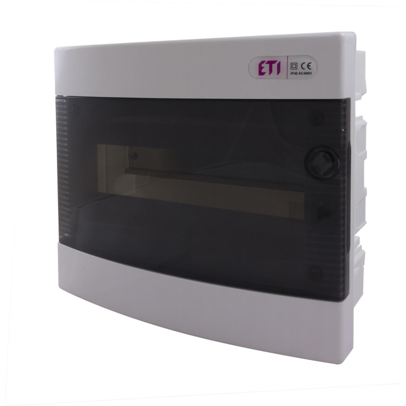 Щит внутренний распределительный ECМ 12PT (12мод.проз.дверцы) ETI (1101011)