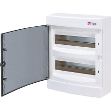 Щит зовнішн. розподільний ECT 24PT (24мод.проз.дверцята) ETI 1101003