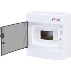 Щит наружный распределительный ECT 8PT (8мод.проз.дверцы) ETI (1101000)
