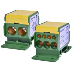 Блок распределительный EDBM-7/PE (192А, 1500V AC/DC, OUT: 1x4-70; 3x2,5-25; 4x2,5-16) ETI (1102424)