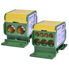 Блок распределительный EDBM-7/PE (192А, 1500V AC/DC, OUT: 1x4-70; 3x2,5-25; 4x2,5-16) ETI (1102424)