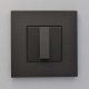 Розетка Zenit антрацит 1-на каб. выход ( 2CLA220700N1801 )