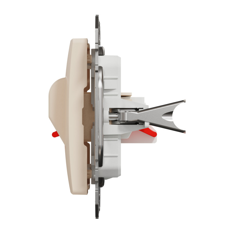 Аудиорозетка Бежевый Sedna Design Schneider Electric SDD112411