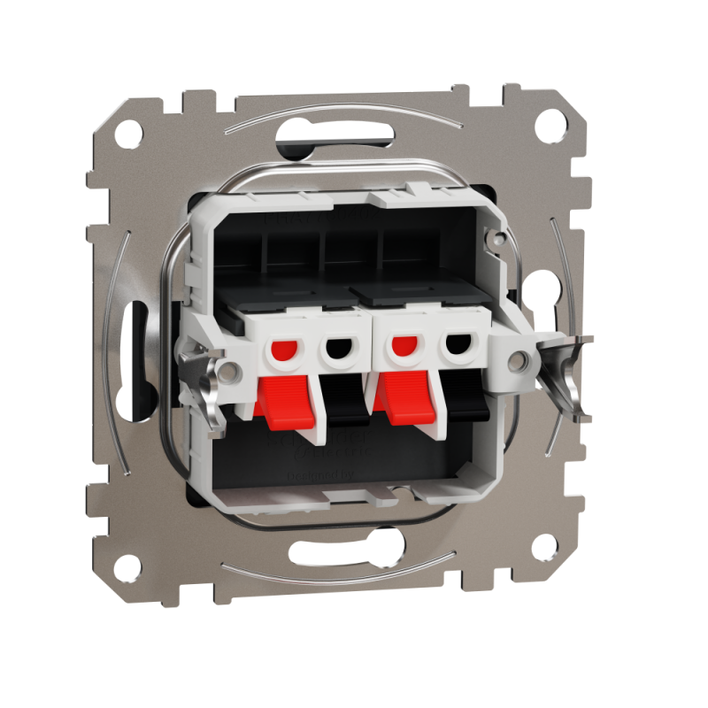 Аудиорозетка Черная Sedna Design Schneider Electric SDD114411