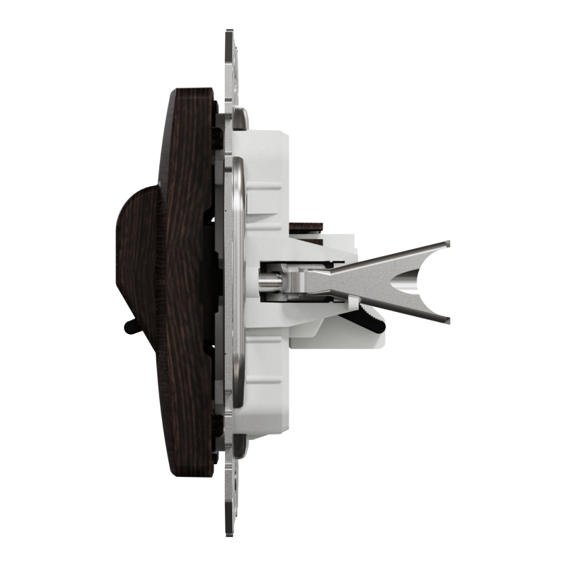 Аудіорозетка венге Sedna Design & Elements Schneider Electric SDD181411