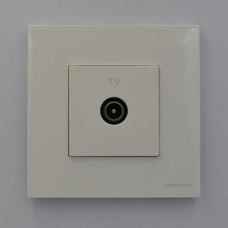 Розетка Zenit TV біла ( 2CLA225070N1101 )