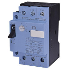 Автоматичний вимикач захисту двигуна MSP0-6 (2,2 kW, 4-6A) ETI (4646623)