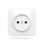 Розетка одинарна накладна б/з біла VIDEX BINERA (VF-BNS21-W)