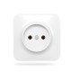 Розетка одинарная накладная б/з белая VIDEX BINERA (VF-BNS21-W)
