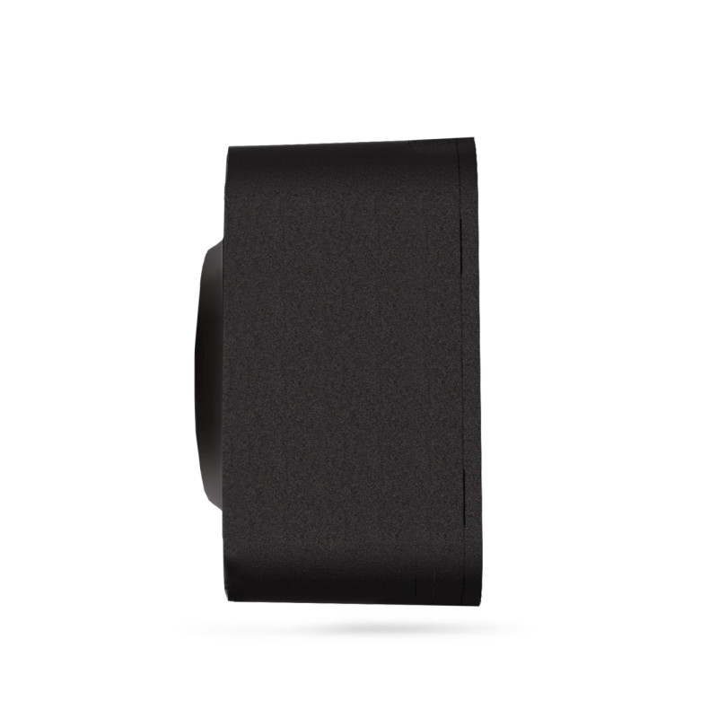 Розетка одинарна накладна з/з чорний графіт VIDEX BINERA (VF-BNS21G-BG)