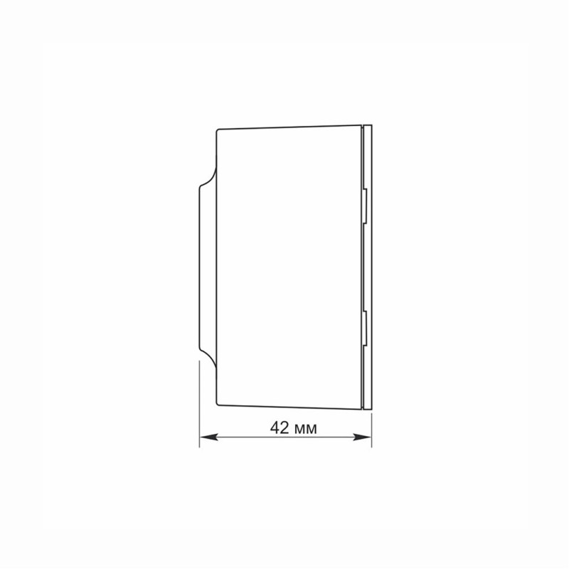 Розетка подвійна накладна з/з чорний графіт VIDEX BINERA (VF-BNS22G-BG) 