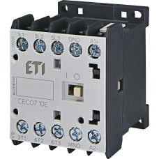 Контактор мініатюрний  CEC 07.10 230V AC (7A; 3kW; AC3) ETI (4641054)