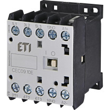 Контактор миниатюрный CEC 09.10-24V DC (9A; 4kW; AC3) ETI (4641102)