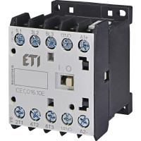 Контактор мініатюрний  CEC 16.10-230V-50/60Hz (16A; 7,5kW; AC3) ETI (4641090)