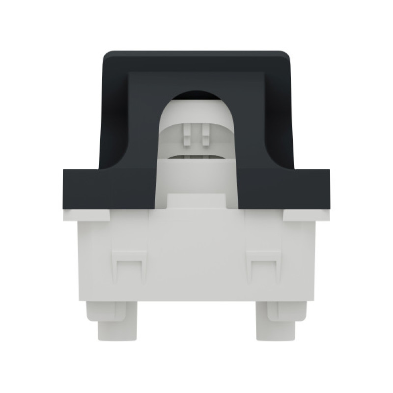 Вывод кабеля до 12мм (2 модуля) Unica New Schneider Electric антрацит NU386254