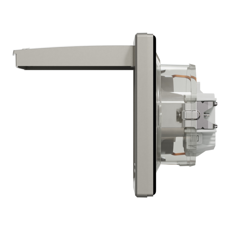 Розетка із заземленням, захисними шторками та кришкою ІР44 Schneider Electric бронза EPH3100369