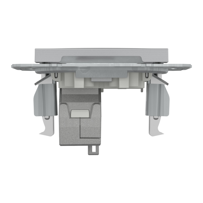 Розетка компьютерная 5e STP Asfora Schneider Electric алюминий EPH5000161