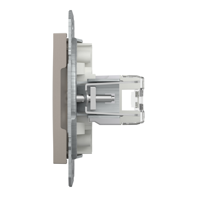 Розетка компьютерная 6e UTP Schneider Electric бронза EPH4700169