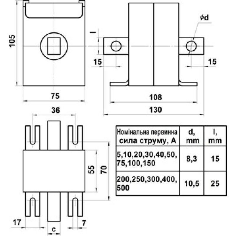 Трансформатор тока Т-0,66А 300/5 (класс 0,5S) Мегомметр (16 лет)