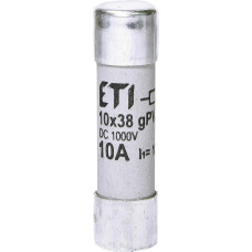 Предохранитель CH 10x38 gPV 10A 1000V (10kA) ETI (2625105)