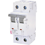 Автоматический выключатель ETIMAT 6 2p C 32А (6 kA) ETI (2143519)