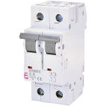 Автоматический выключатель ETIMAT 6 2p C 4A (6kA) ETI (2143510)