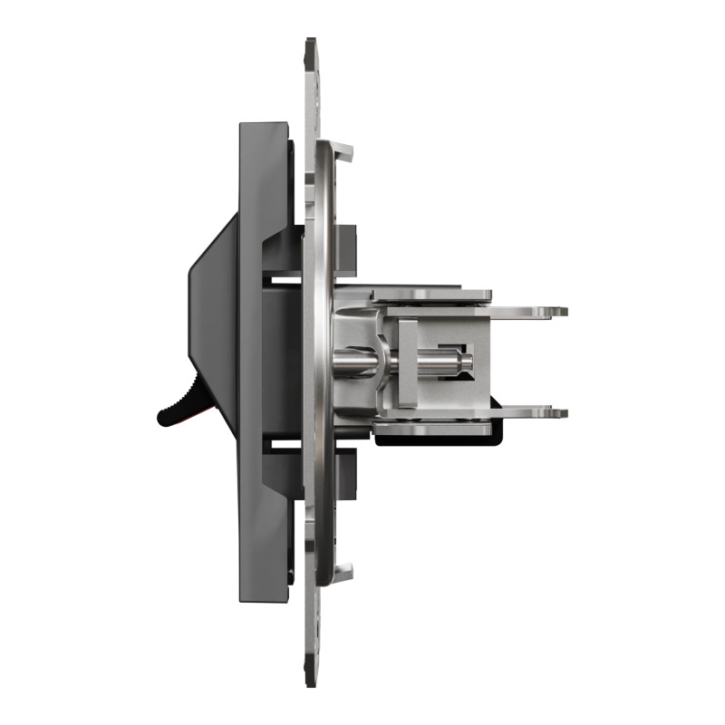 Аудиорозетка Asfora Schneider Electric антрацит EPH5700171