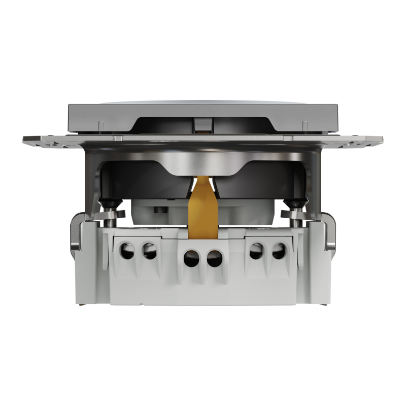 Розетка з заземленням і захисними шторками Asfora Schneider Electric антрацит EPH2900271