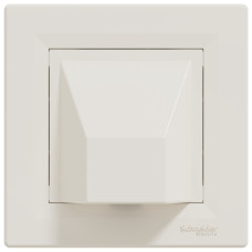 Кабельный вывод Asfora Schneider Electric крем с рамкой EPH5500123