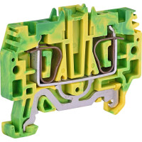 Клемма пружинная заземляющая ESP-HTE.4 (4 мм2, желто-зел.) ETI (3903192)