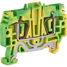 Клемма пружинная заземляющая ESP-HTE.4 (4 мм2, желто-зел.) ETI (3903192)