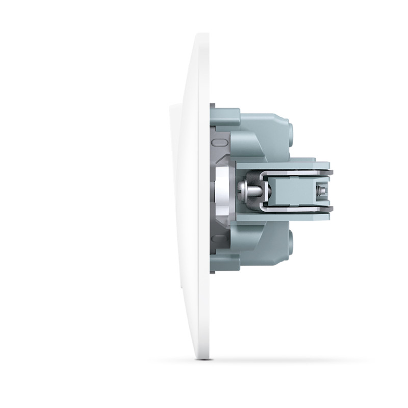 Выключатель двухклавишный VIDEX BINERA белый VF-BNSW2-W