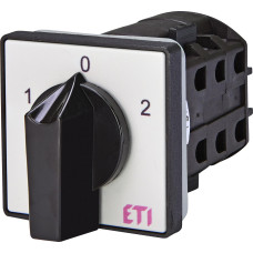Переключатель кулачковый CS 25 11 U 3p «1-0-2» 25А реверсивный, ETI (4773140)