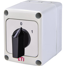 Переключатель кулачковый CS 25 92 PN 4p «0-1» 25А в корпусе IP65, ETI (4773170)