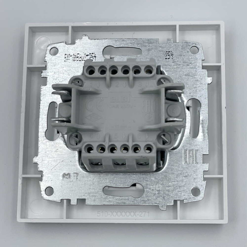 Вимикач EL-BI VEGA білий мат 3-кл ( 510-016200-254 )