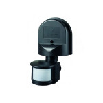 Датчик движения LUXEL MS-02В IP44 черный 180*