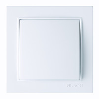 Выключатель одноклавишный NILSON Thor белый 27111001