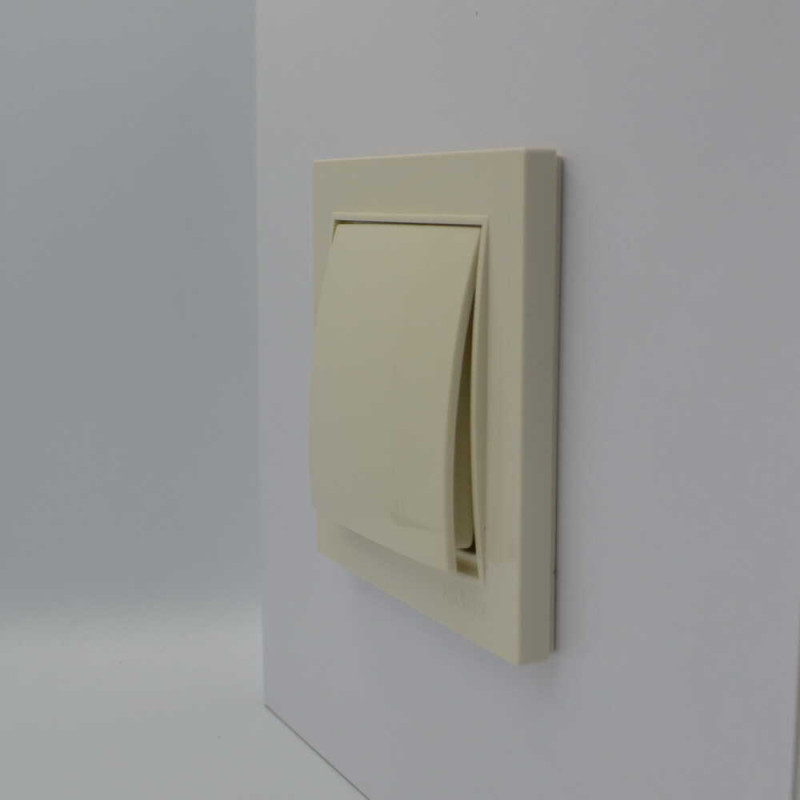 Выключатель одноклавишный NILSON Thor крем 27121001