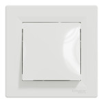 Выключатель одноклавишный SCHNEIDER Asfora белый с рамкой EPH0100121