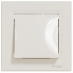 Выключатель одноклавишный SCHNEIDER Asfora крем с рамкой EPH0100123